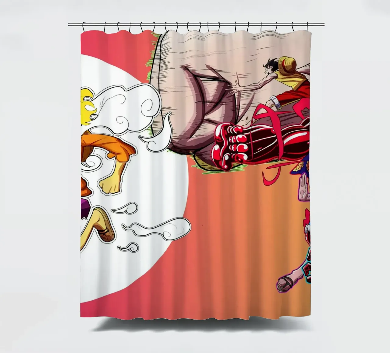 Monkey D Luffy Transform tenda da doccia da Musadad Shop