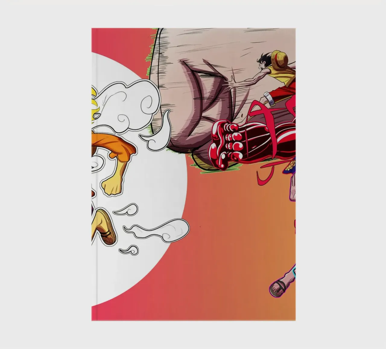 Monkey D Luffy Transform notebook by Musadad Shop