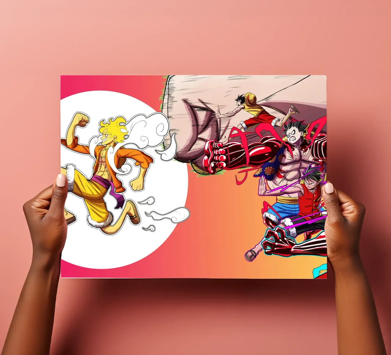 Monkey D Luffy Transform Stickerbogen von Musadad Shop
