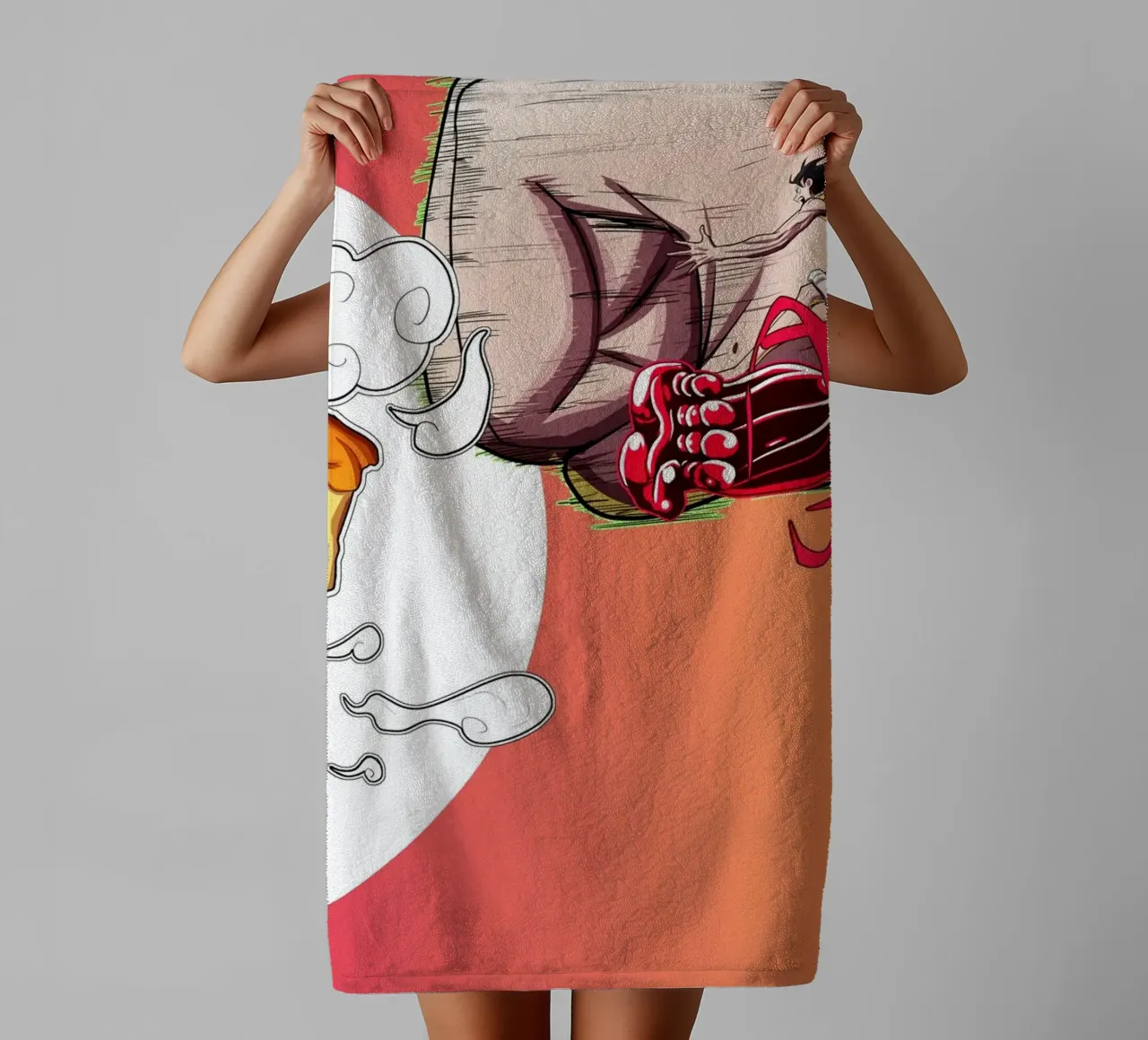 Monkey D Luffy Transform towel by Musadad Shop