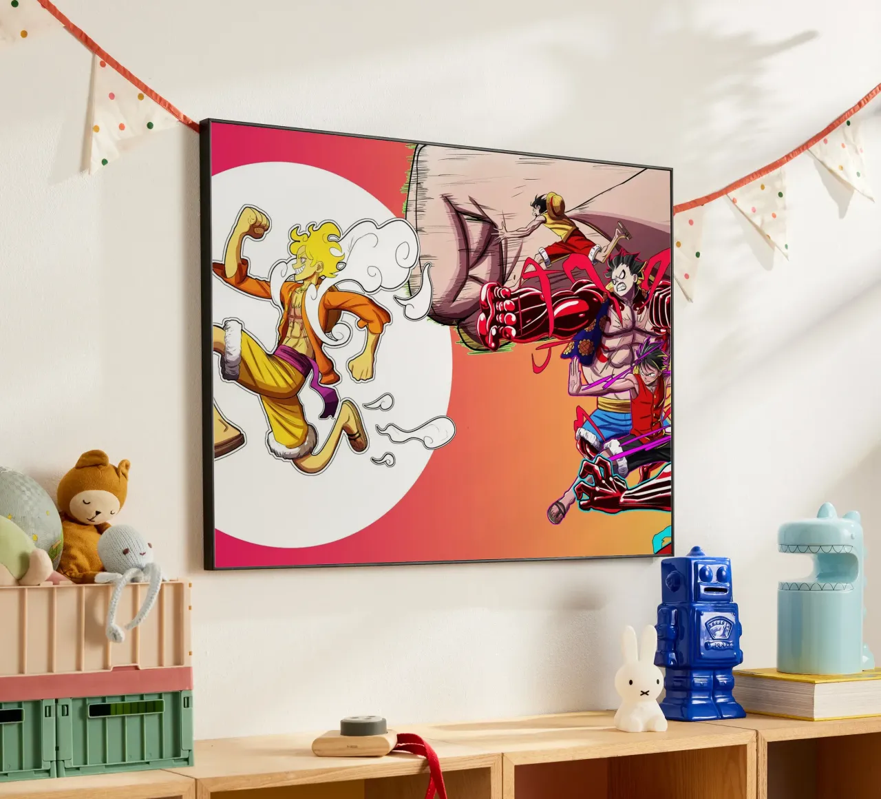 Monkey D Luffy Transform alluminio dibond da Musadad Shop