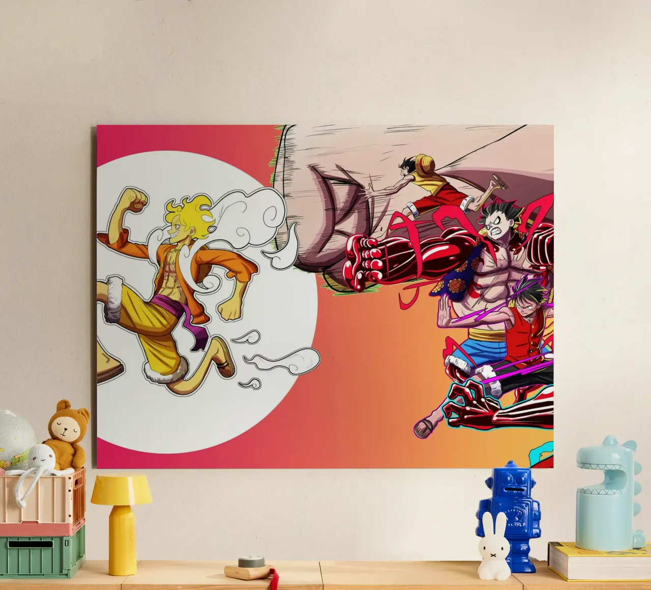 Monkey D Luffy Transform alluminio dibond da Musadad Shop