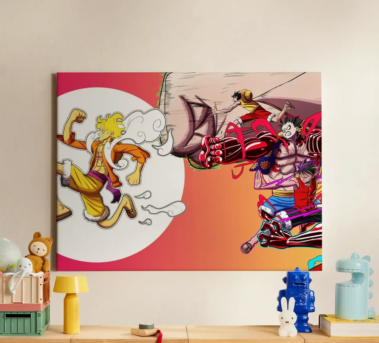 Monkey D Luffy Transform tela da Musadad Shop