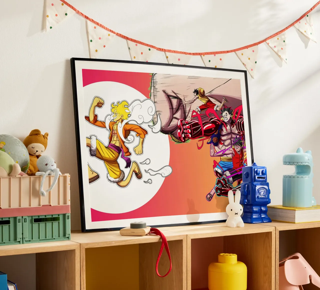 Monkey D Luffy Transform carta hahnemühle da Musadad Shop