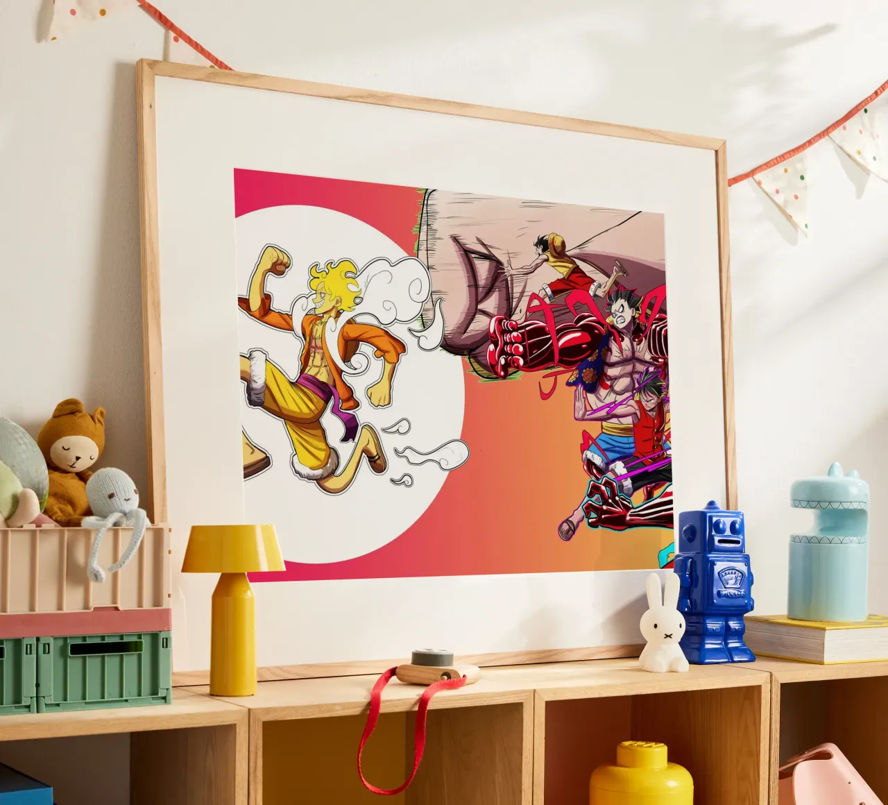 Monkey D Luffy Transform carta hahnemühle da Musadad Shop