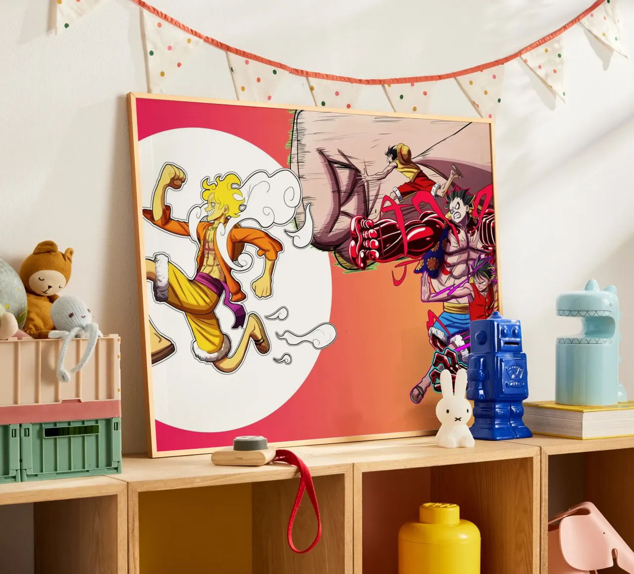 Monkey D Luffy Transform carta hahnemühle da Musadad Shop