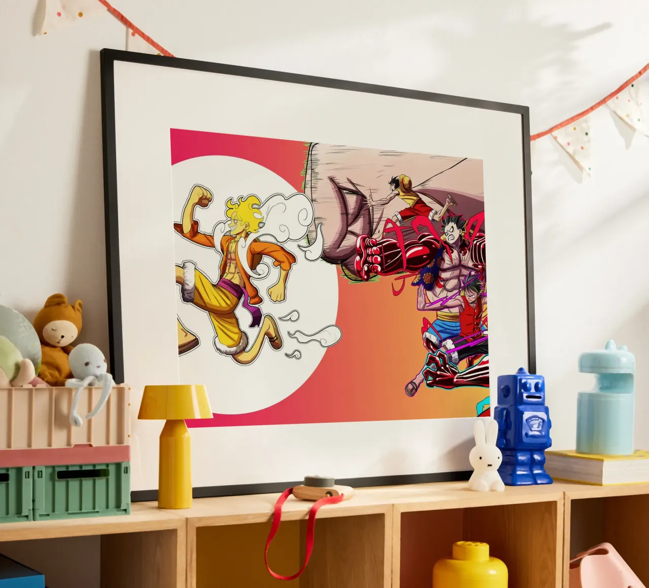 Monkey D Luffy Transform carta hahnemühle da Musadad Shop