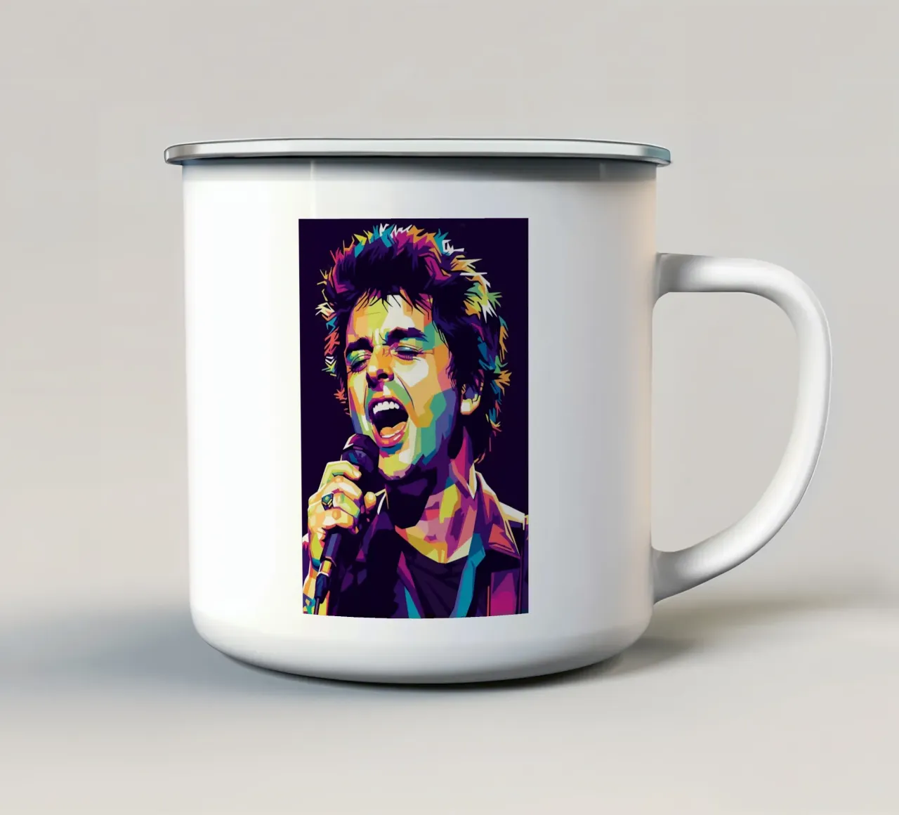 Billie Joe Armstrong - Green Day #6 tazza in smalto da Hantamrata