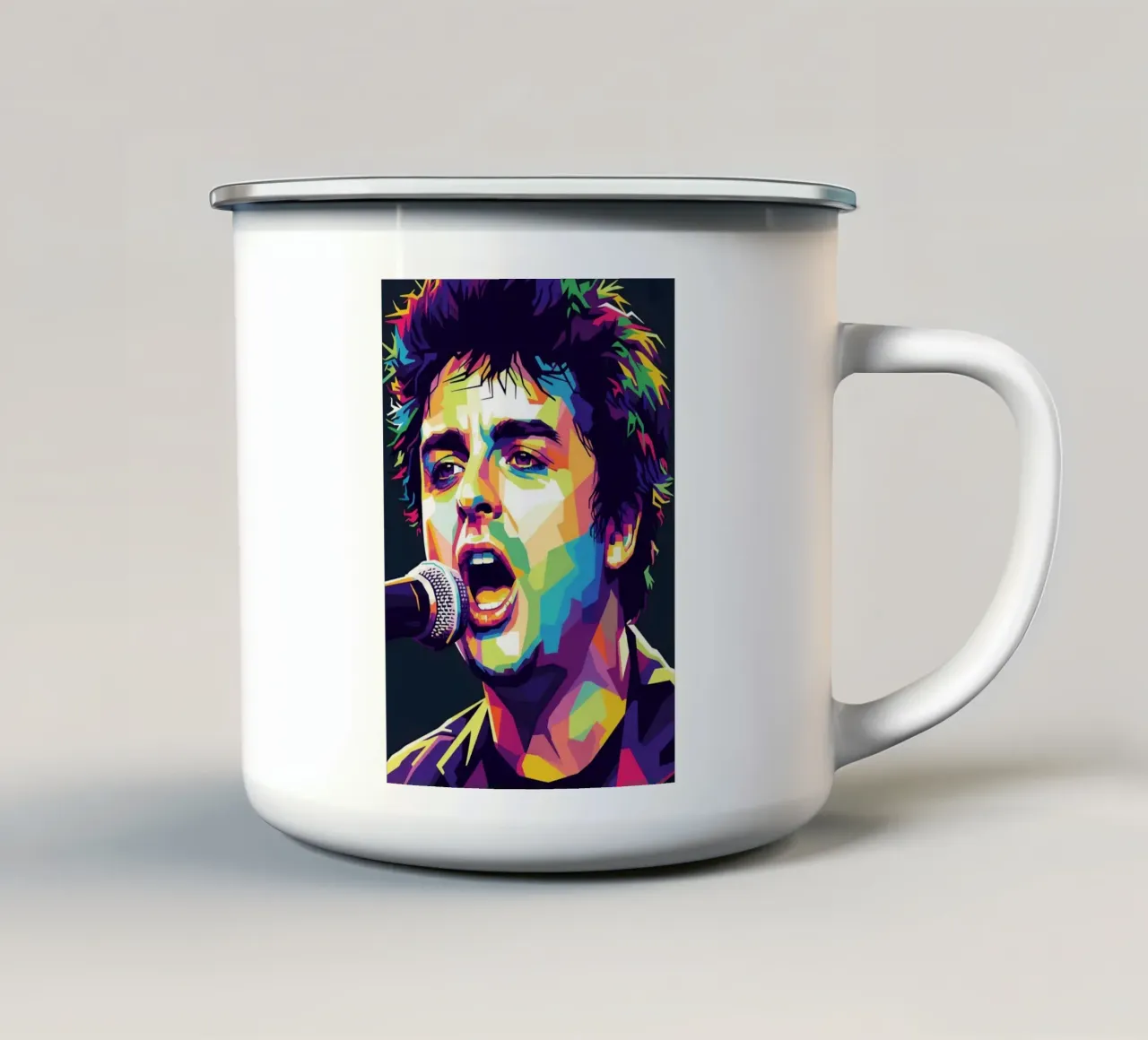 Billie Joe Armstrong - Green Day #7 tazza in smalto da Hantamrata