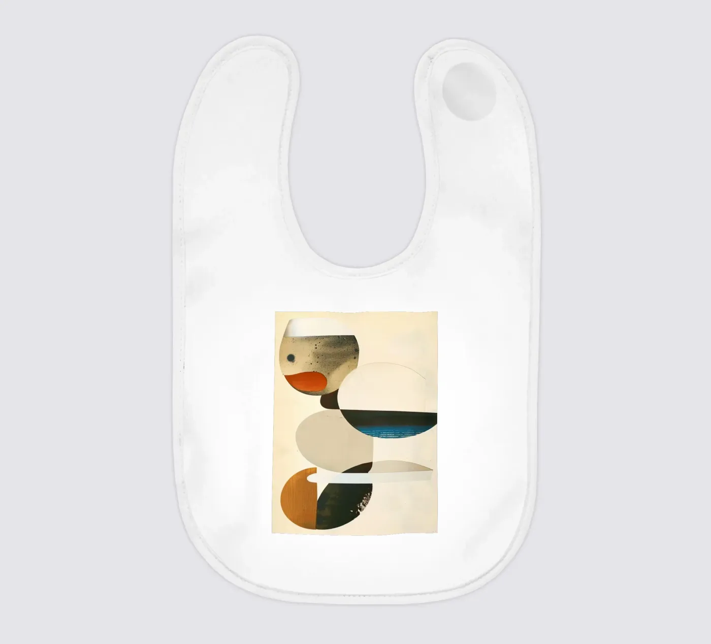 Through Soft Space baby bib by Rustic Grace Studio 02