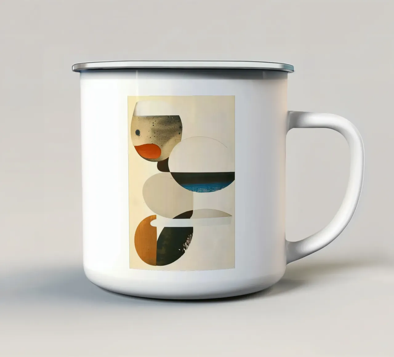 Through Soft Space enamel mug by Rustic Grace Studio 02