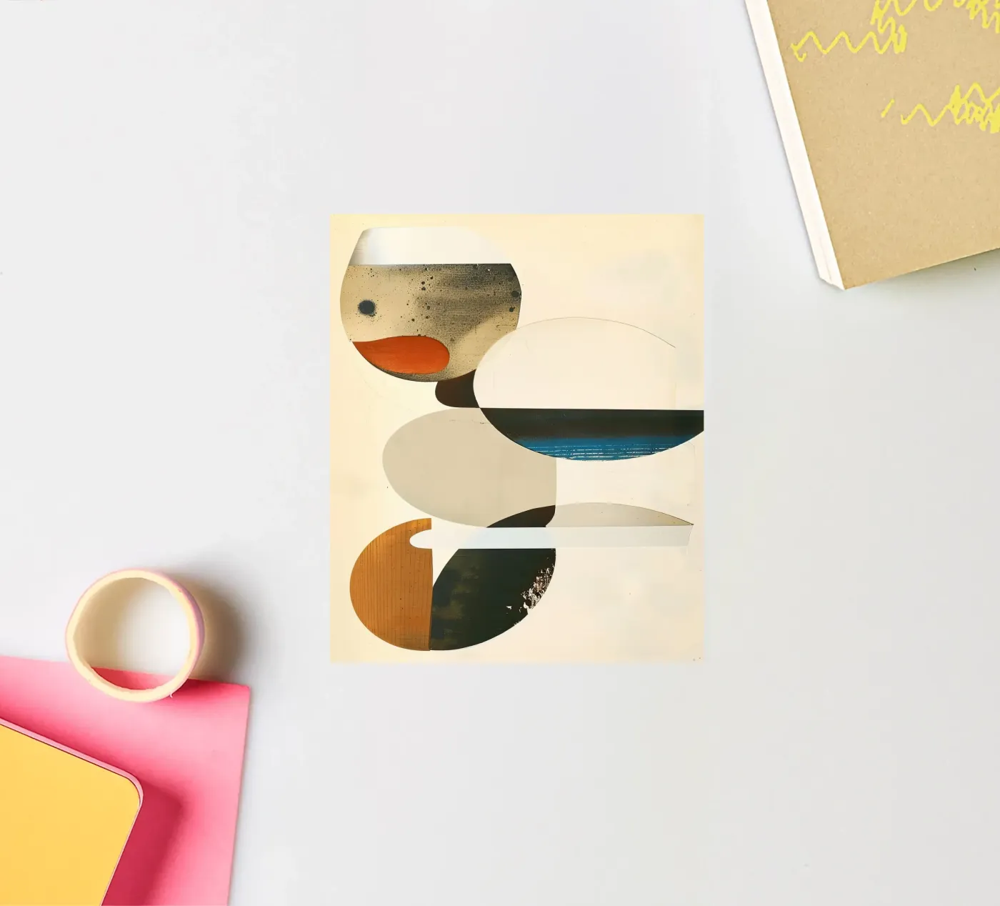 Through Soft Space sticker by Rustic Grace Studio 02