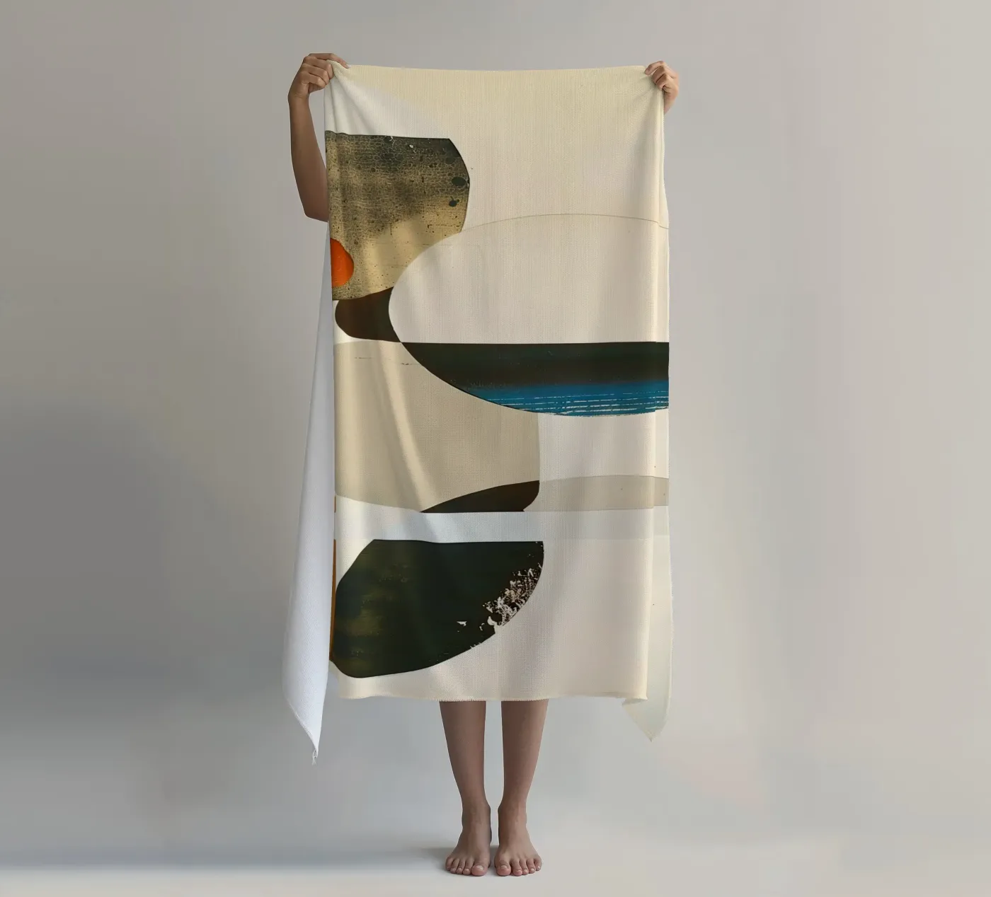 Attraverso lo spazio morbido telo mare da Rustic Grace Studio 02