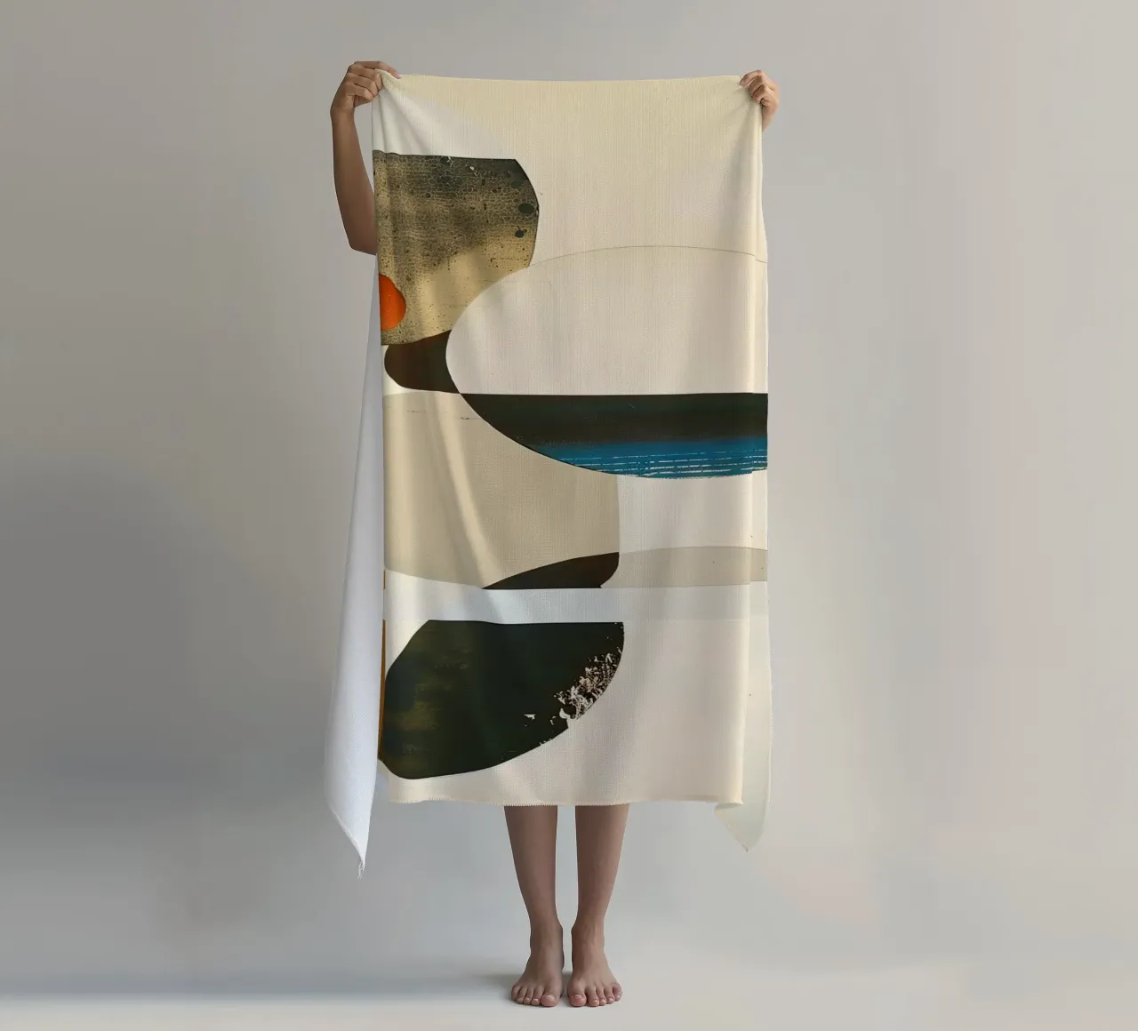 Attraverso lo spazio morbido telo mare da Rustic Grace Studio 02