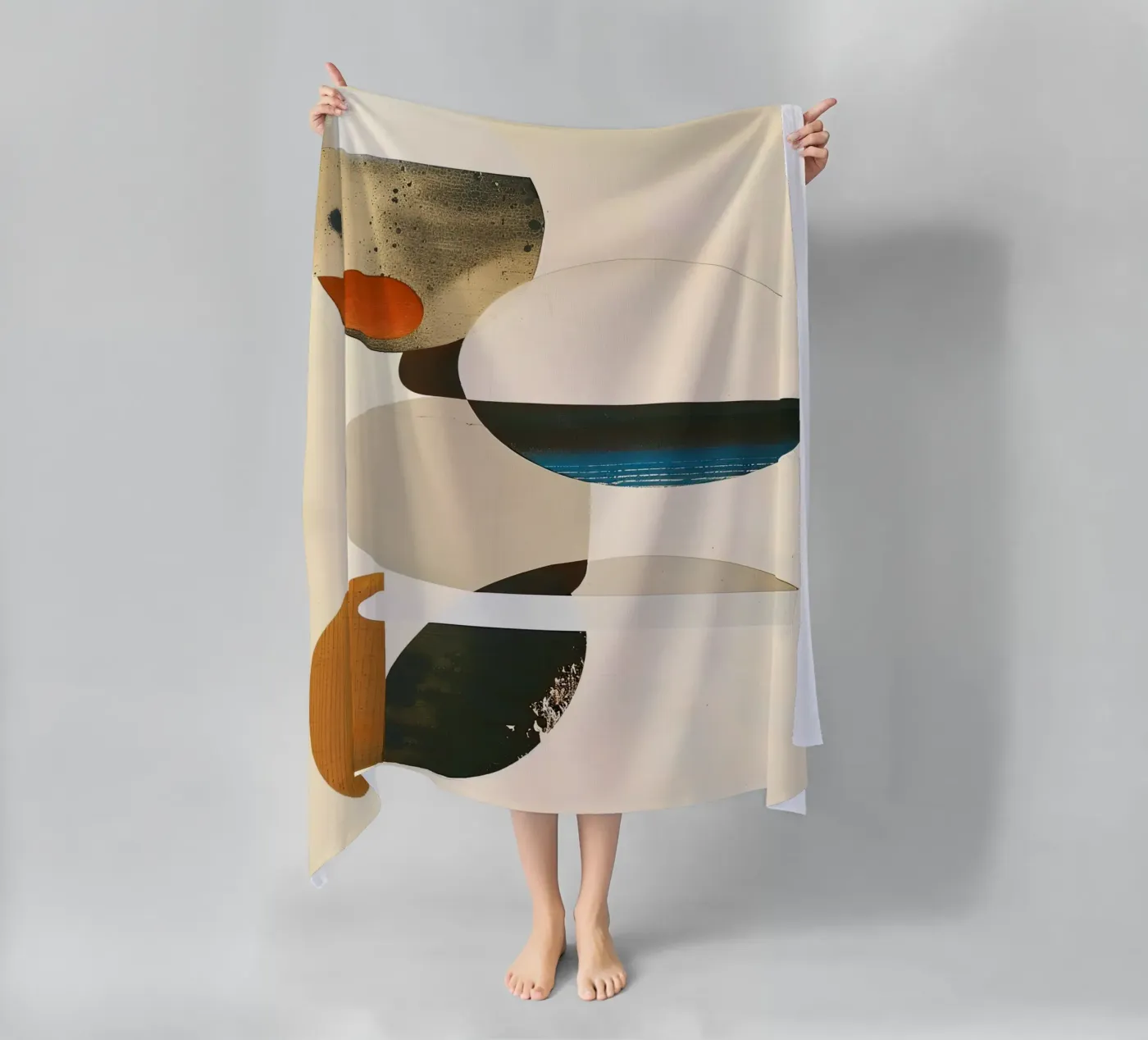Attraverso lo spazio morbido telo mare da Rustic Grace Studio 02