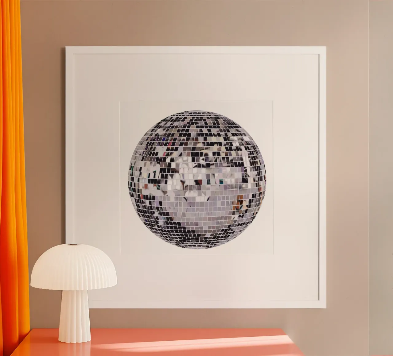 Disco Ball - Mirror Ball carta hahnemühle da Asha Designs