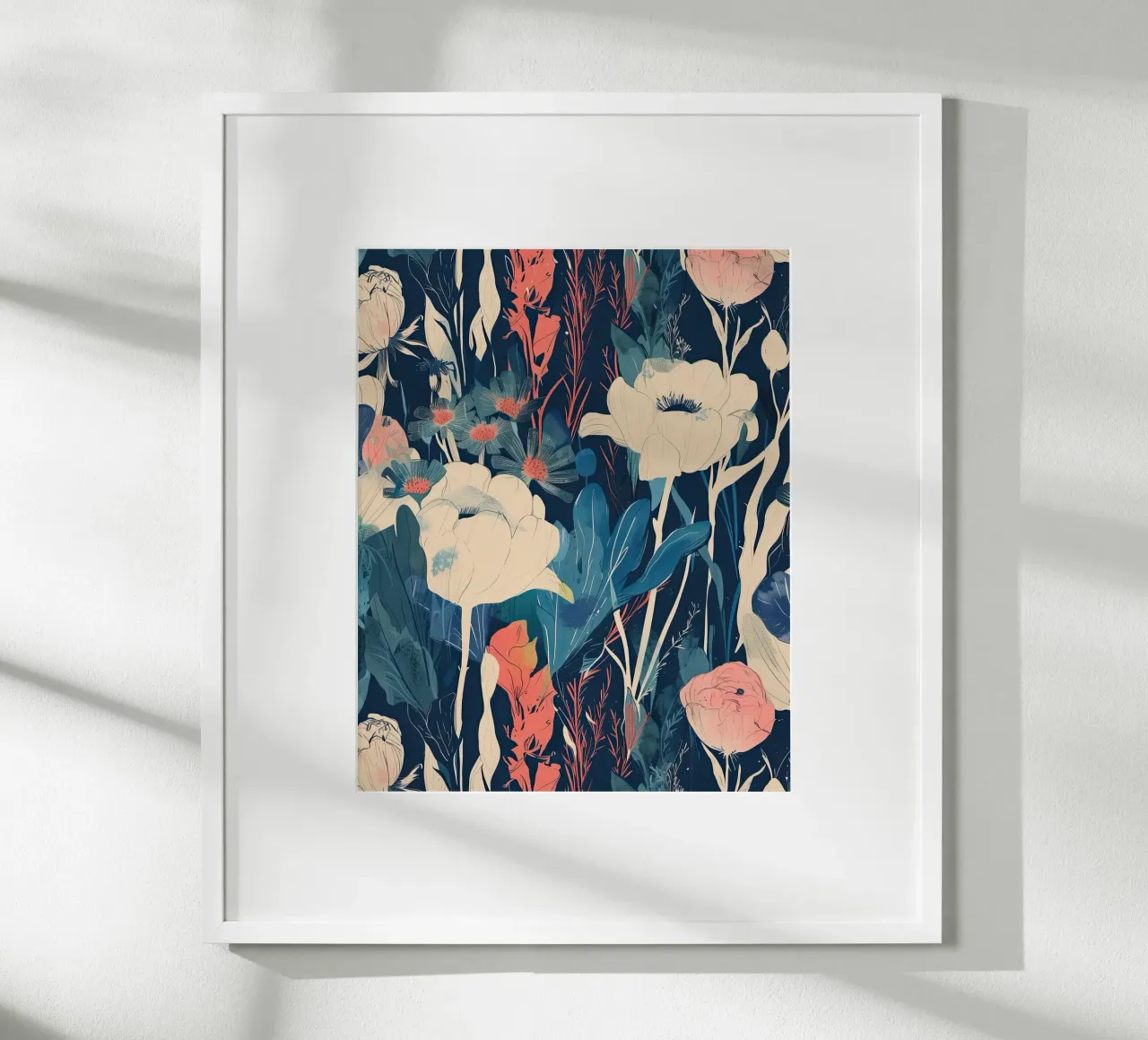 Sogni di giardini selvaggi poster con telaio in plastica da Rustic Grace Studio 02