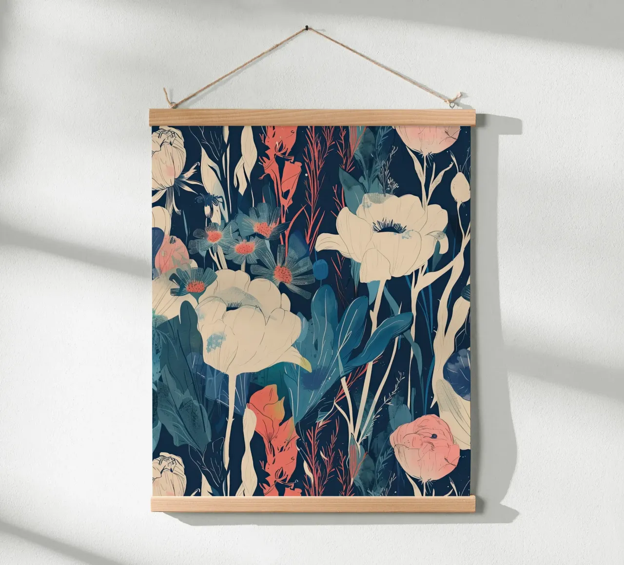 Sogni di giardini selvaggi poster con telaio in plastica da Rustic Grace Studio 02