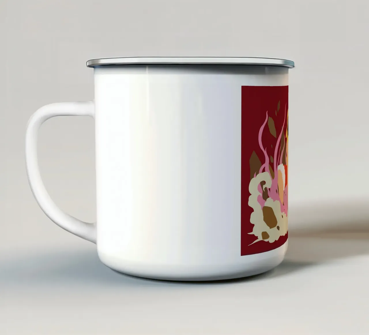 Monkey D Luffy tazza in smalto da Musadad Shop