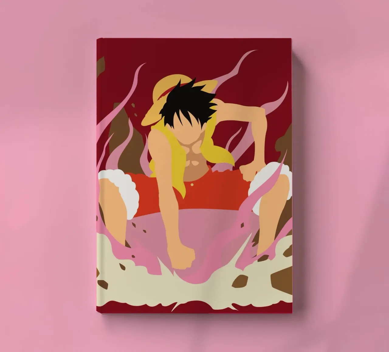 Monkey D Luffy notebook by Musadad Shop