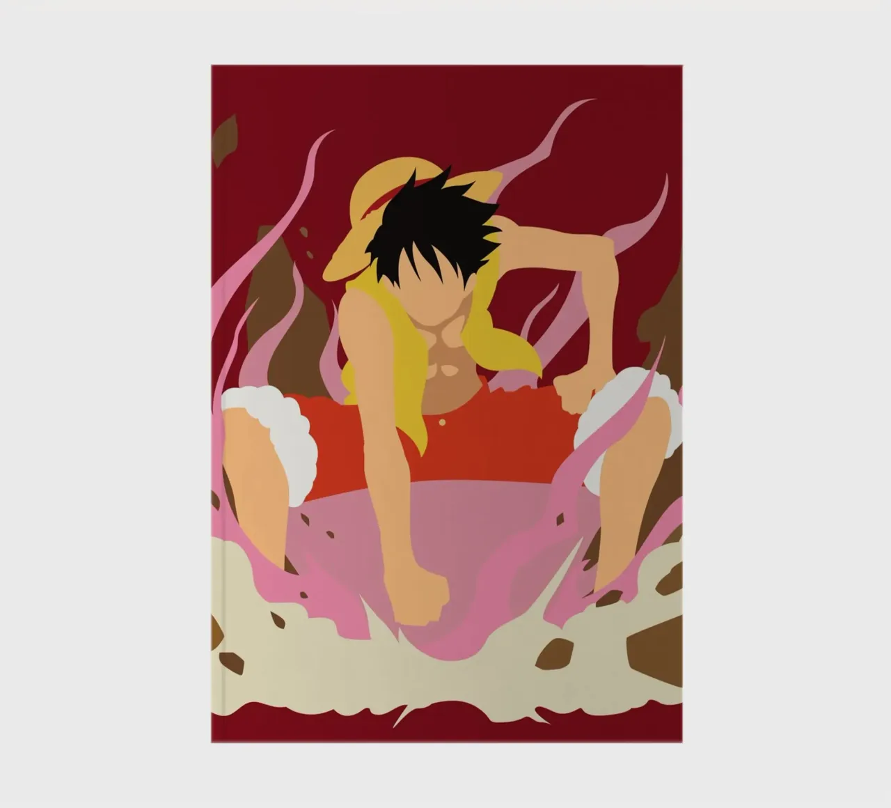 Monkey D Luffy notebook by Musadad Shop