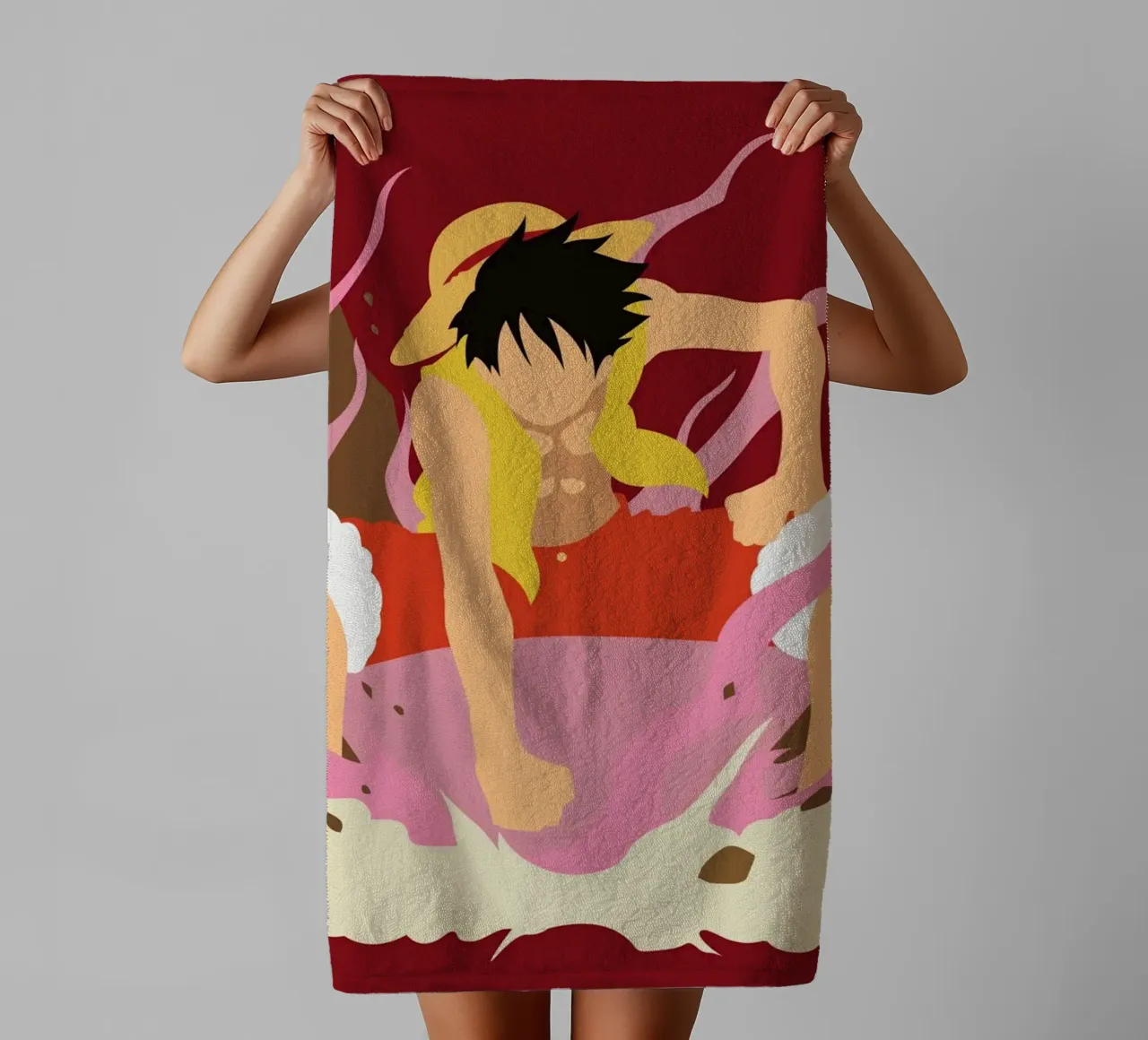 Monkey D Luffy towel by Musadad Shop