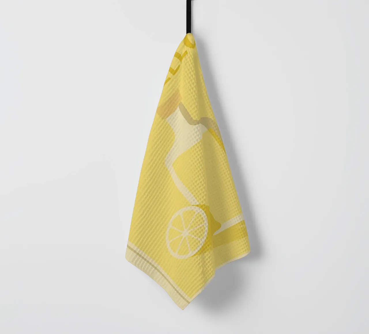 LIMONCELLO - The sparkle of lemon in a minimalist poster tea towel by Boissons - Affiches & posters - Retro