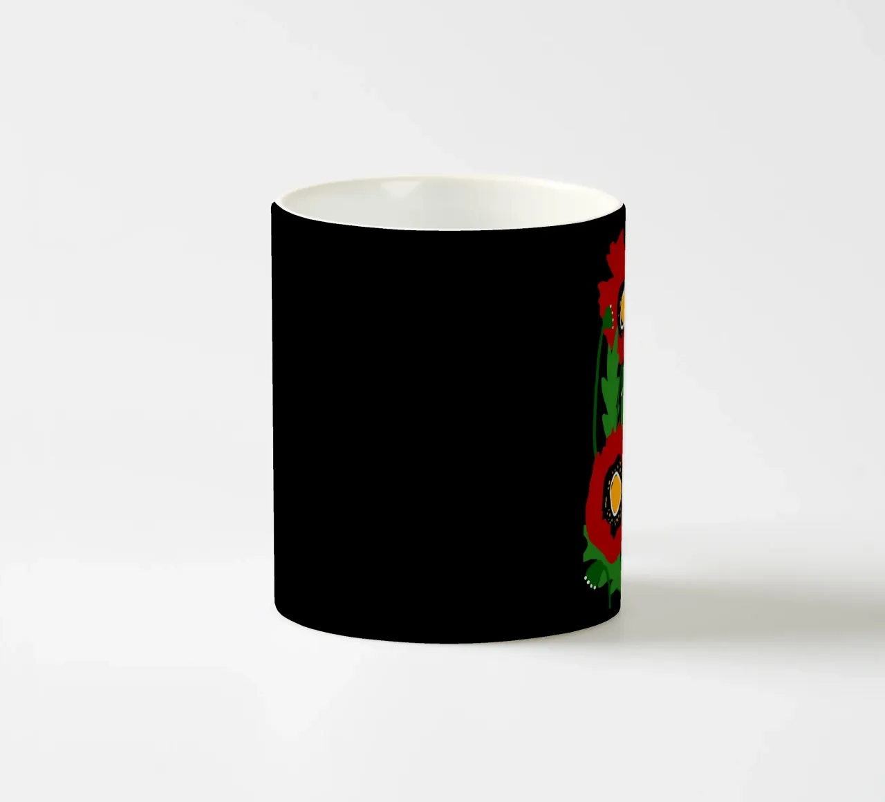 Red poppies tazza in ceramica da TijanaArtStudio88