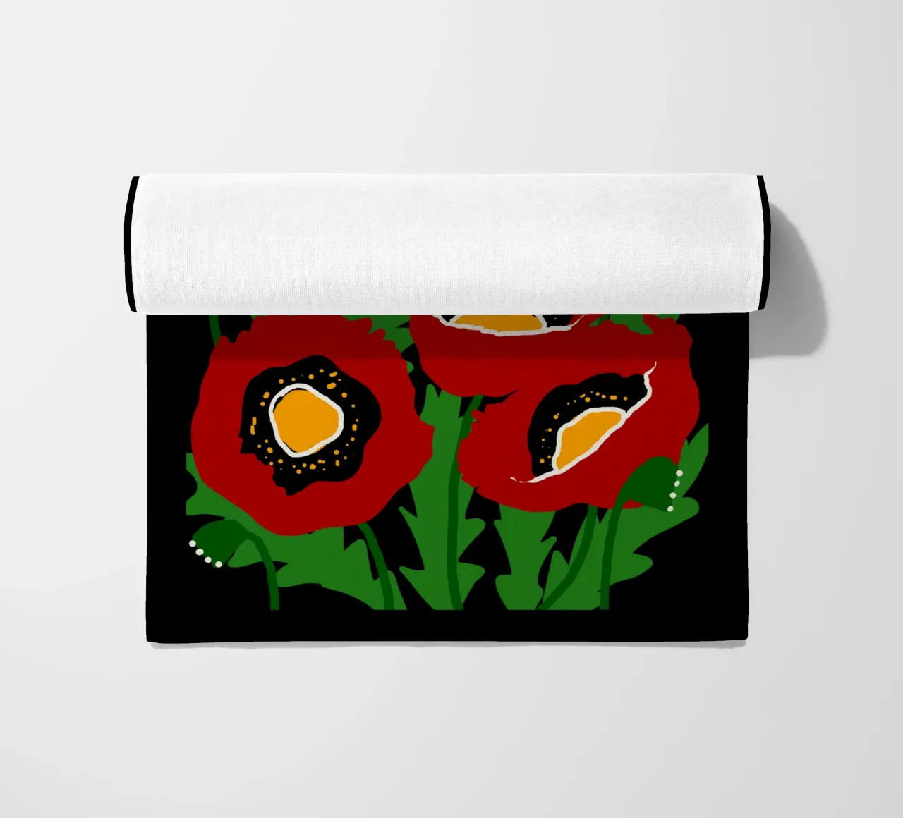 Red poppies telo mare da TijanaArtStudio88