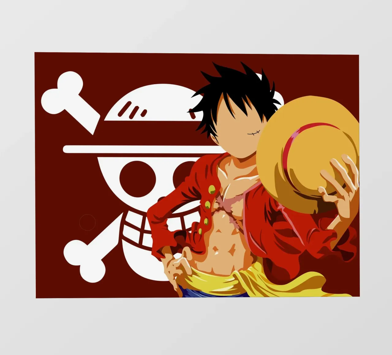 Monkey D Luffy pellicola backlit da Musadad Shop