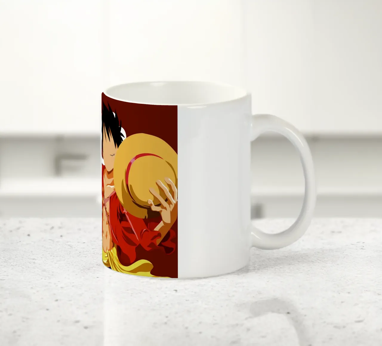 Monkey D Luffy tazza in ceramica da Musadad Shop