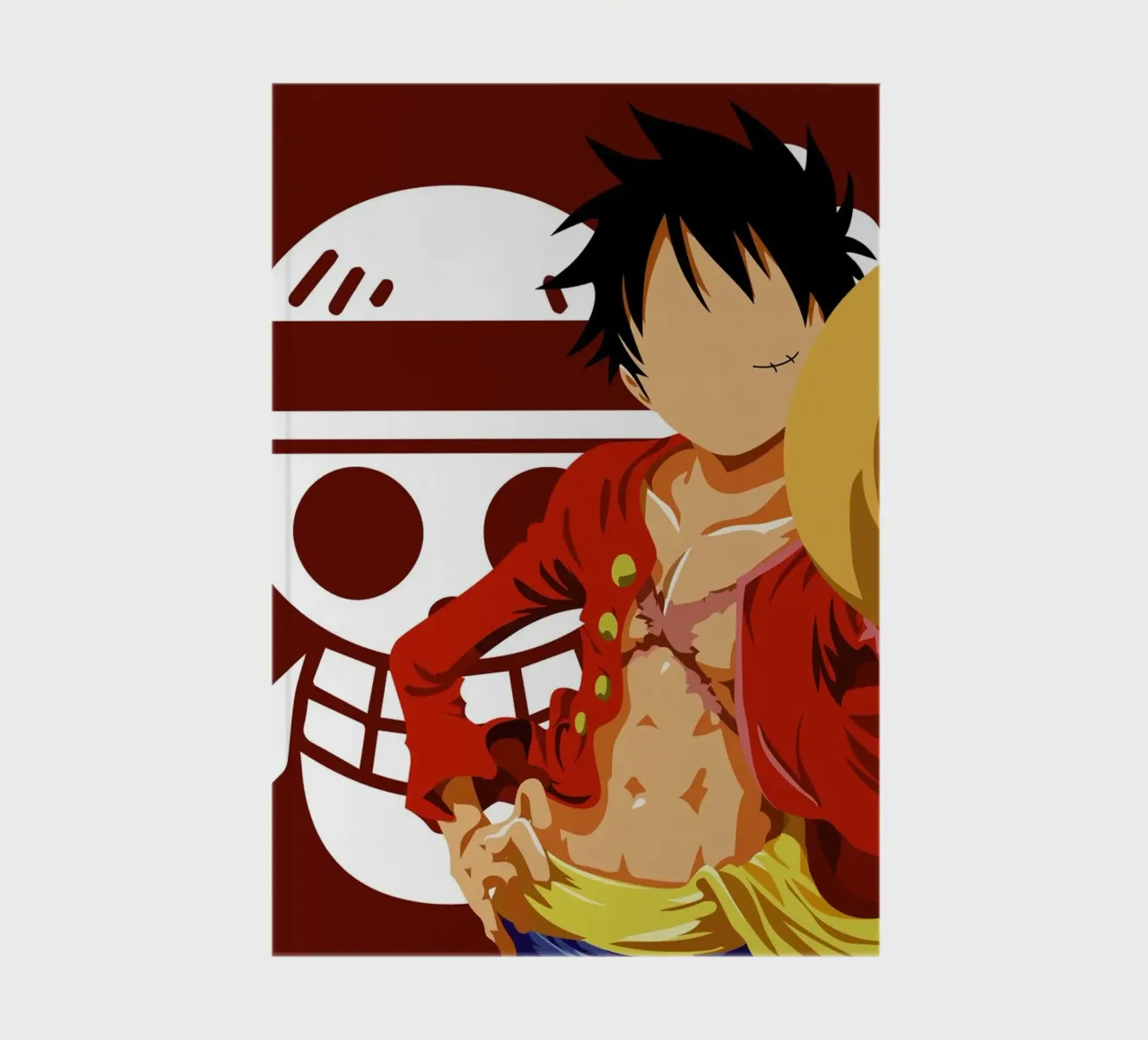 Monkey D Luffy notebook by Musadad Shop