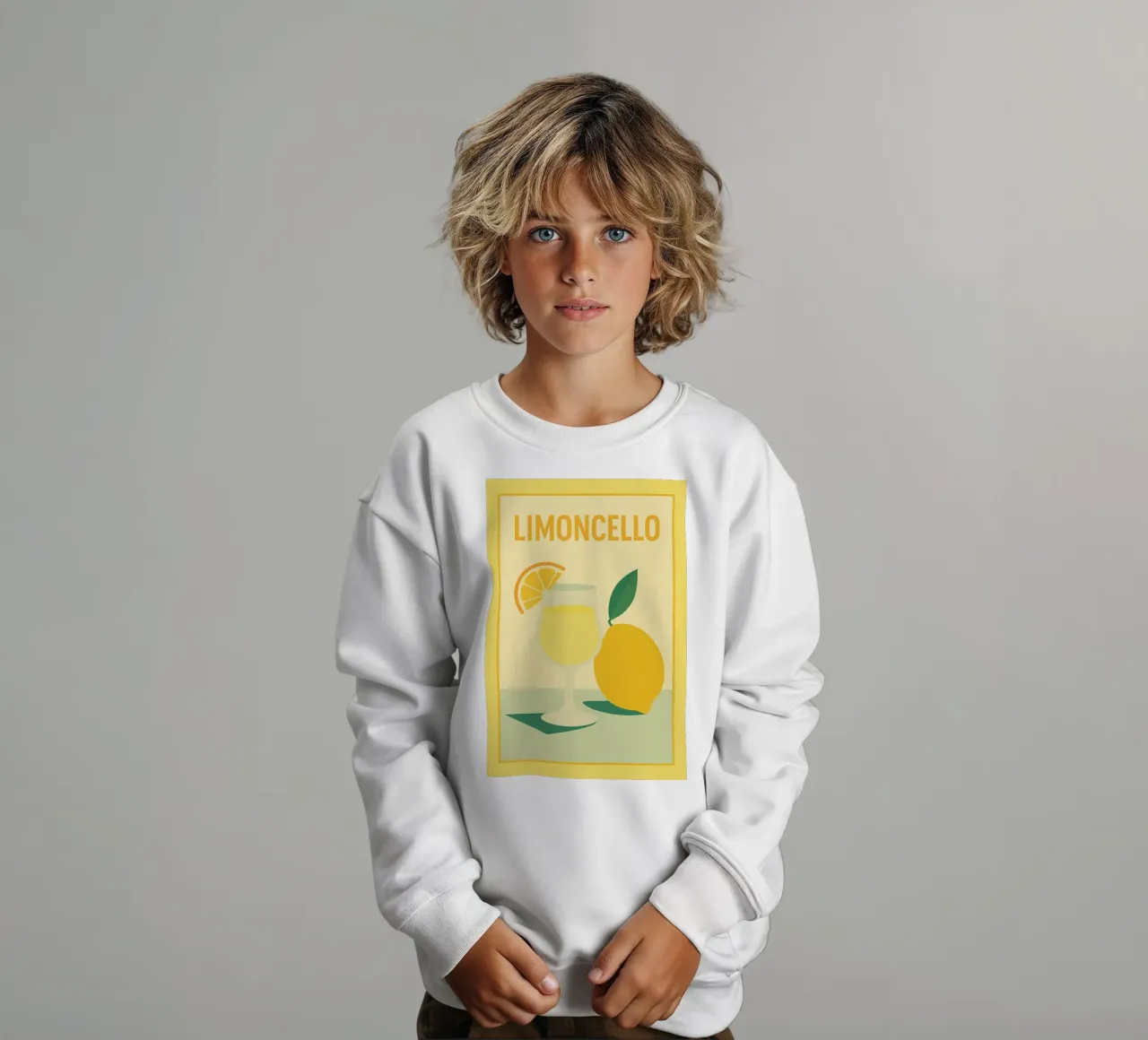 LIMONCELLO - Un momento di freschezza felpa bambino da Boissons - Affiches & posters - Retro