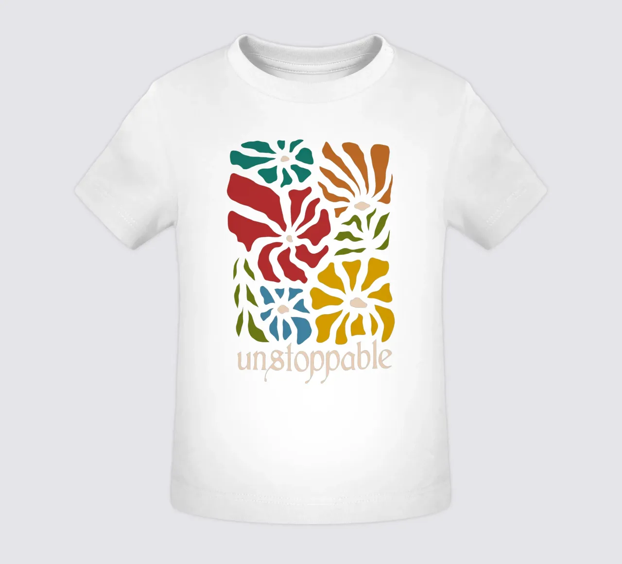 Unstoppable Autumn vibes flowers maglietta neonato da TijanaArtStudio88