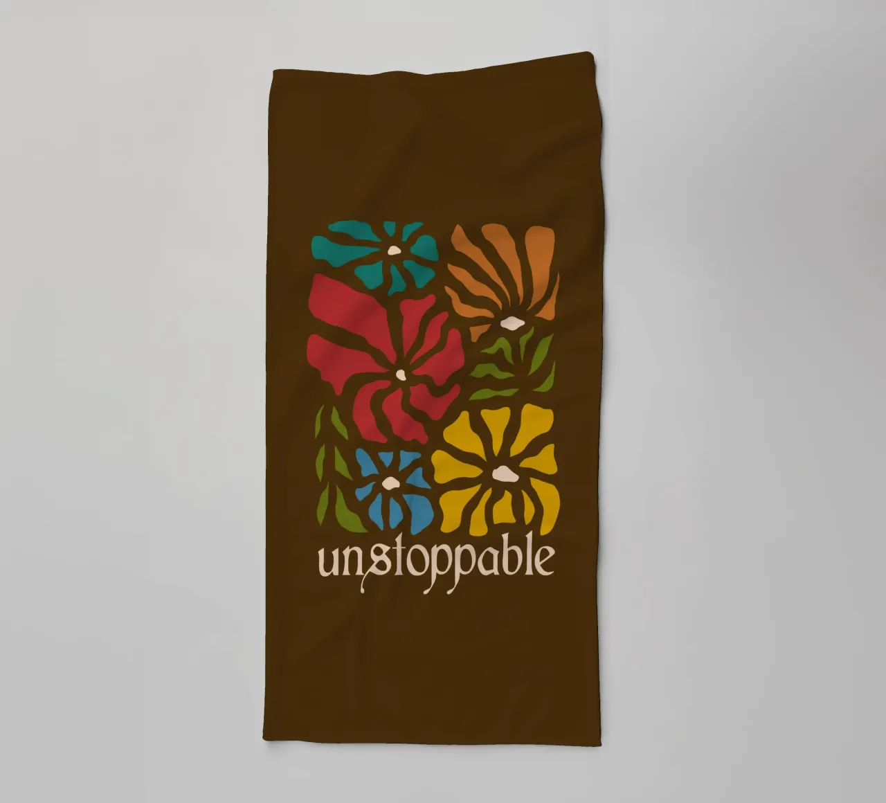 Unstoppable Autumn vibes flowers asciugamano da bagno da TijanaArtStudio88