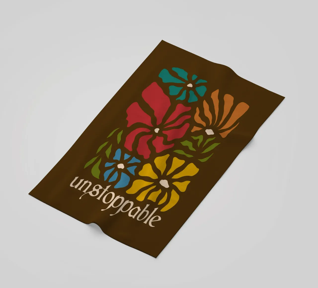 Unstoppable Autumn vibes flowers telo mare da TijanaArtStudio88