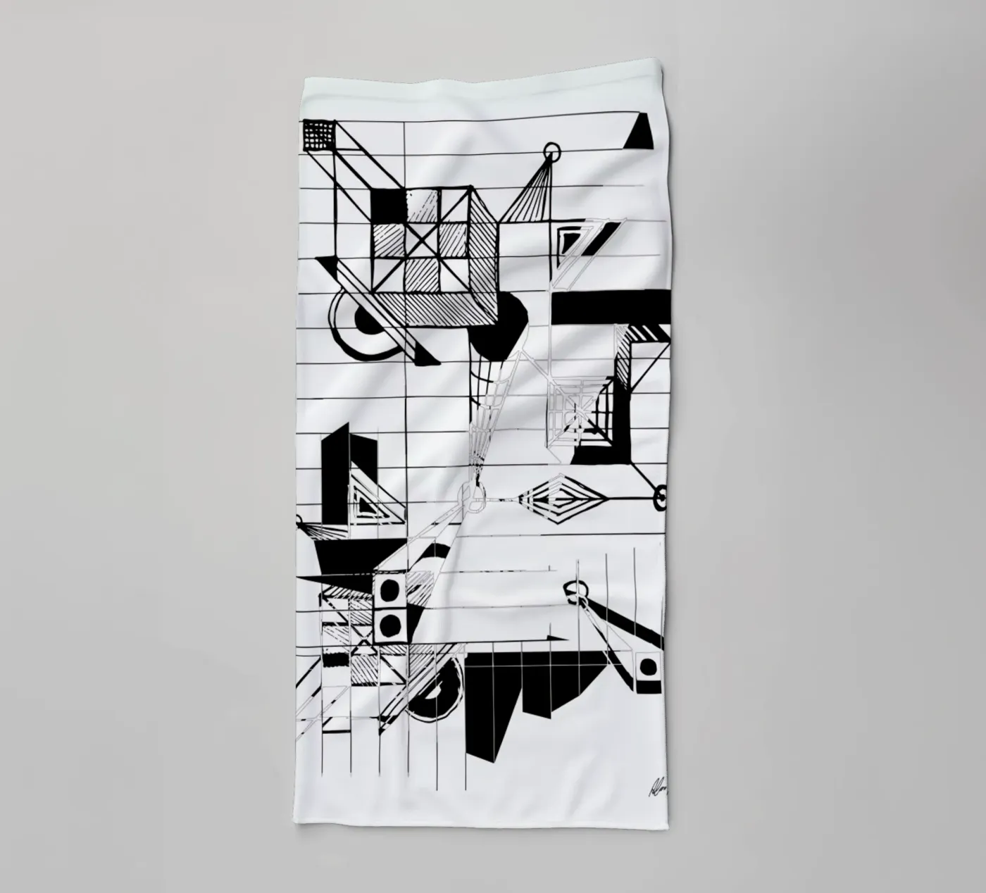 BW2 badhanddoek van Andreas Jarner