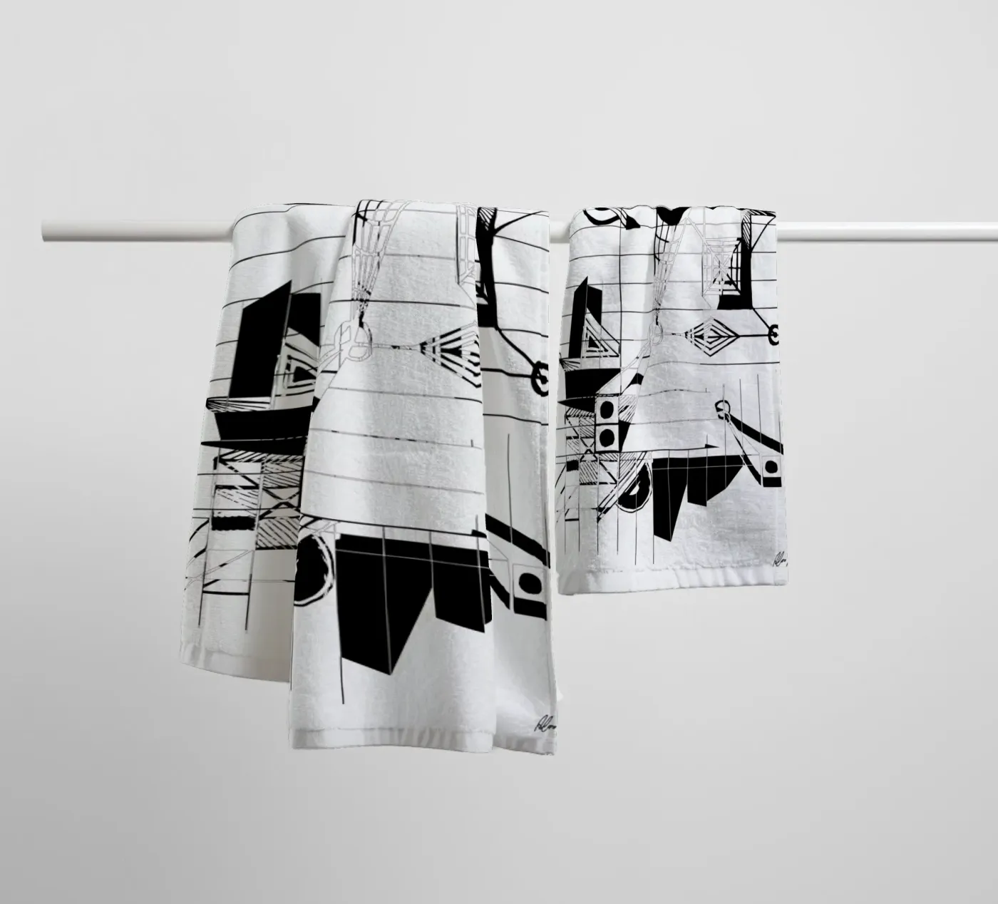 BW2 badhanddoek van Andreas Jarner