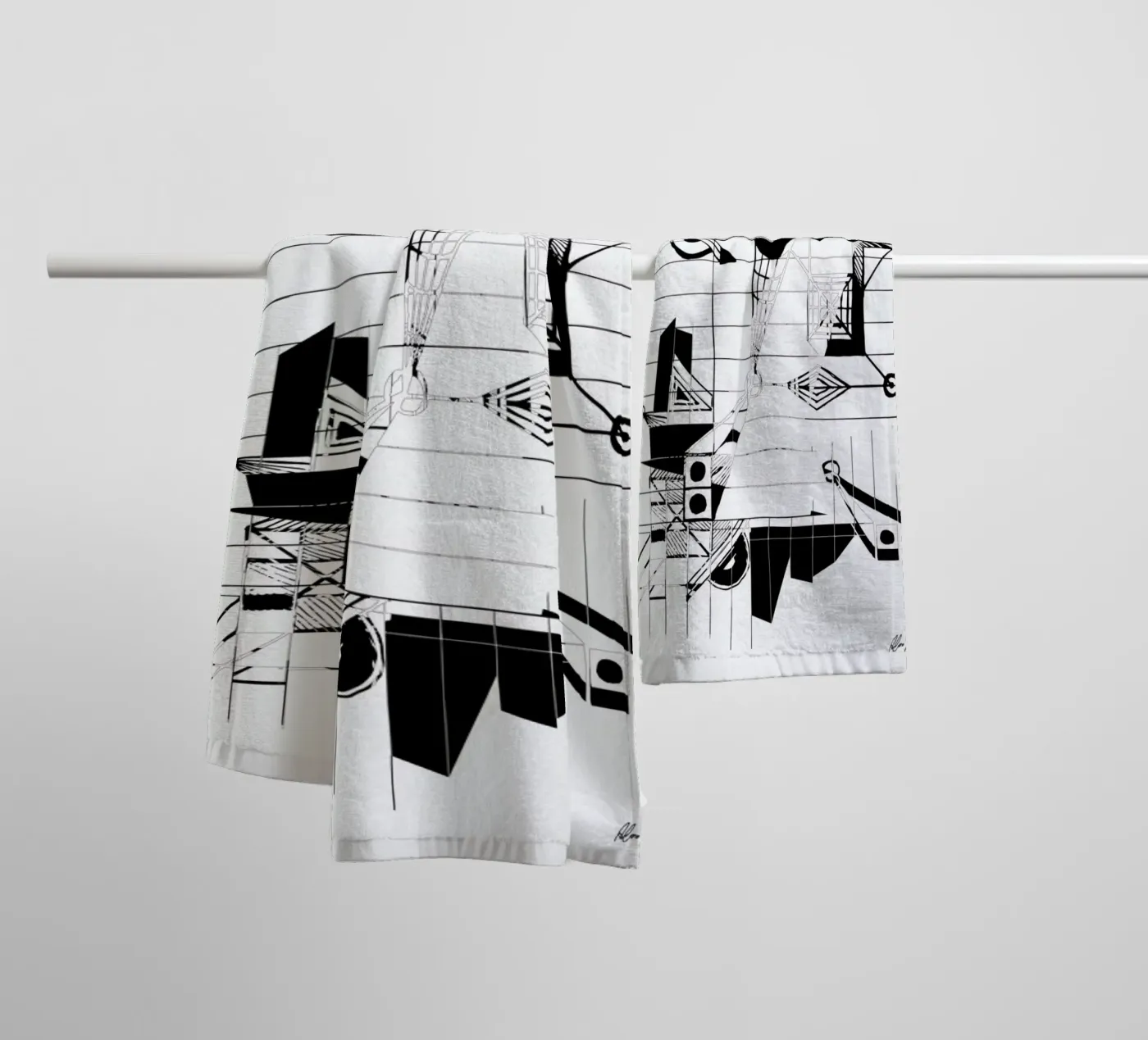 BW2 towel by Andreas Jarner