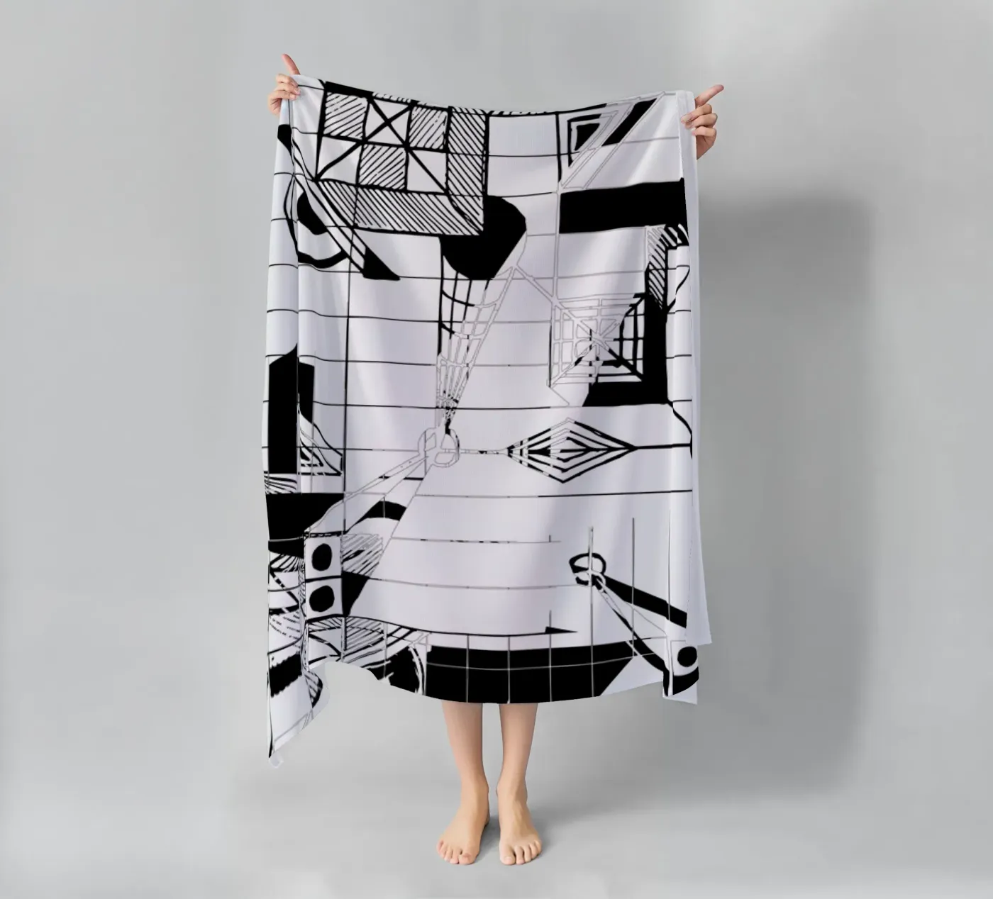 BW2 beach towel by Andreas Jarner