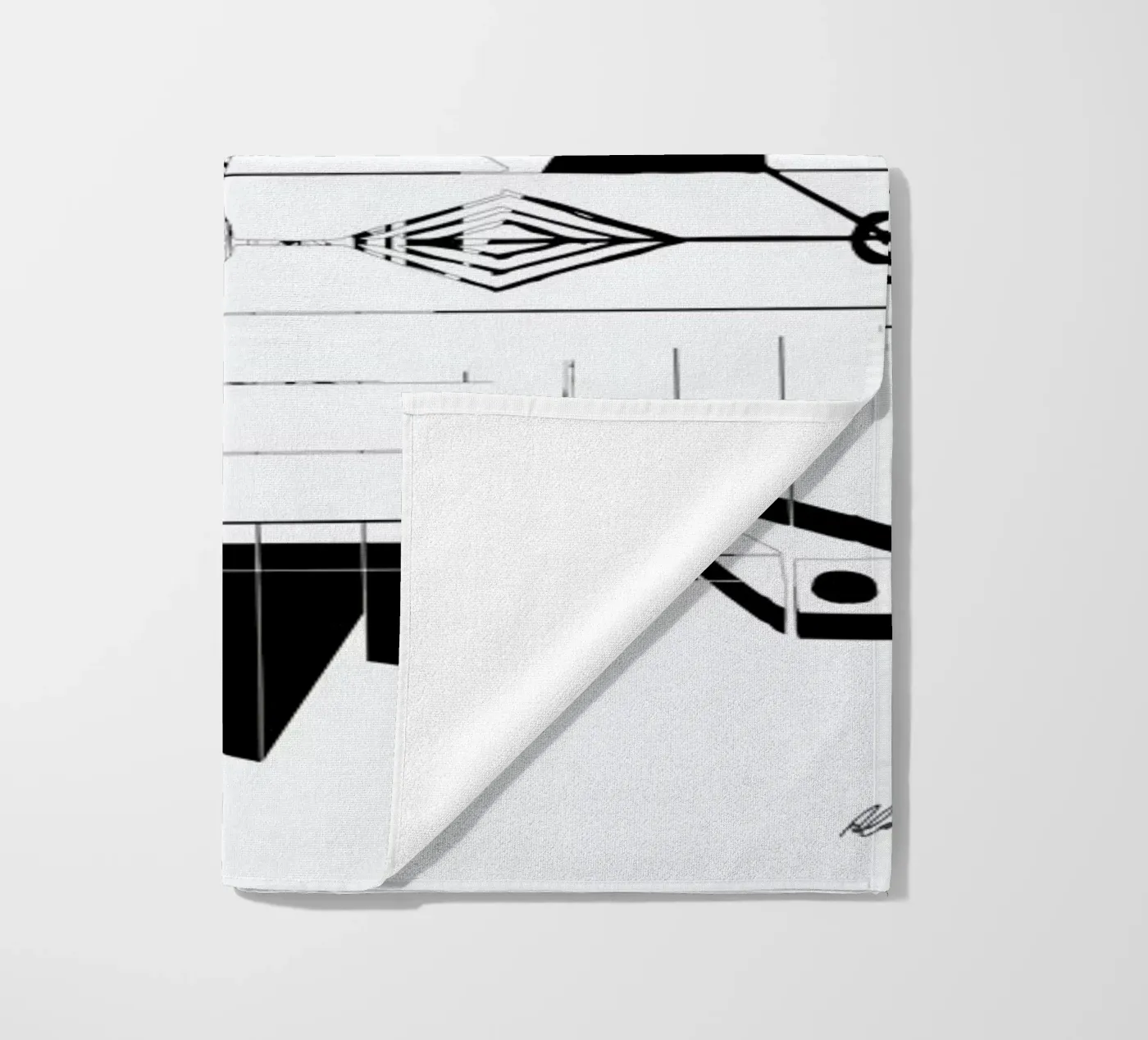 BW2 beach towel by Andreas Jarner