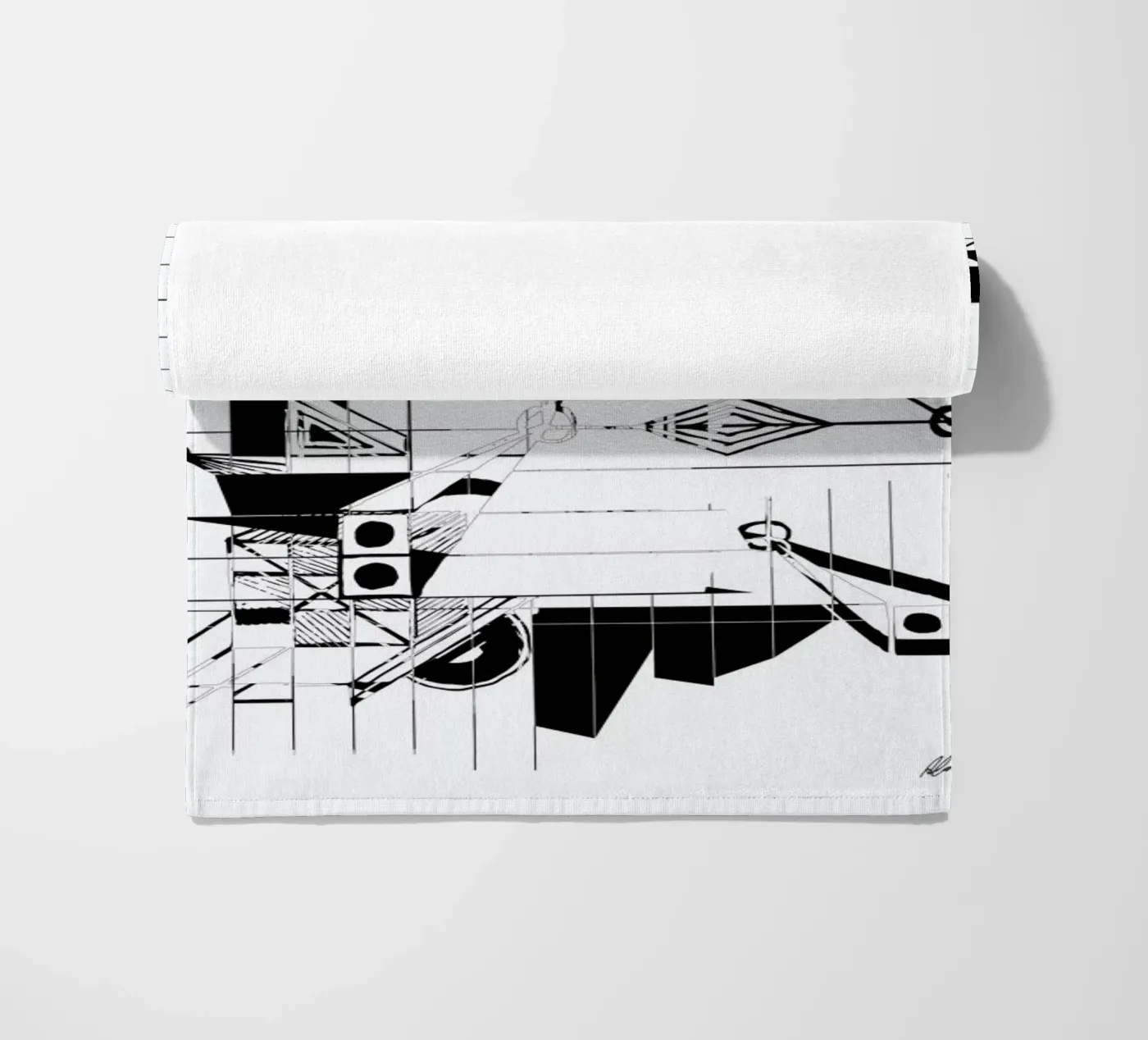 BW2 beach towel by Andreas Jarner