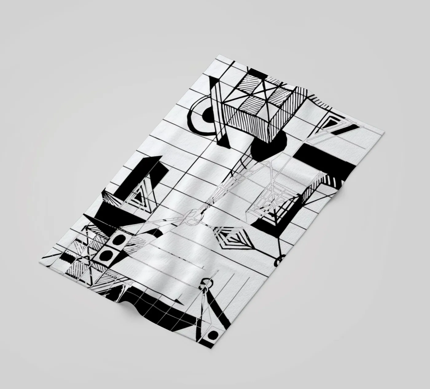BW2 beach towel by Andreas Jarner