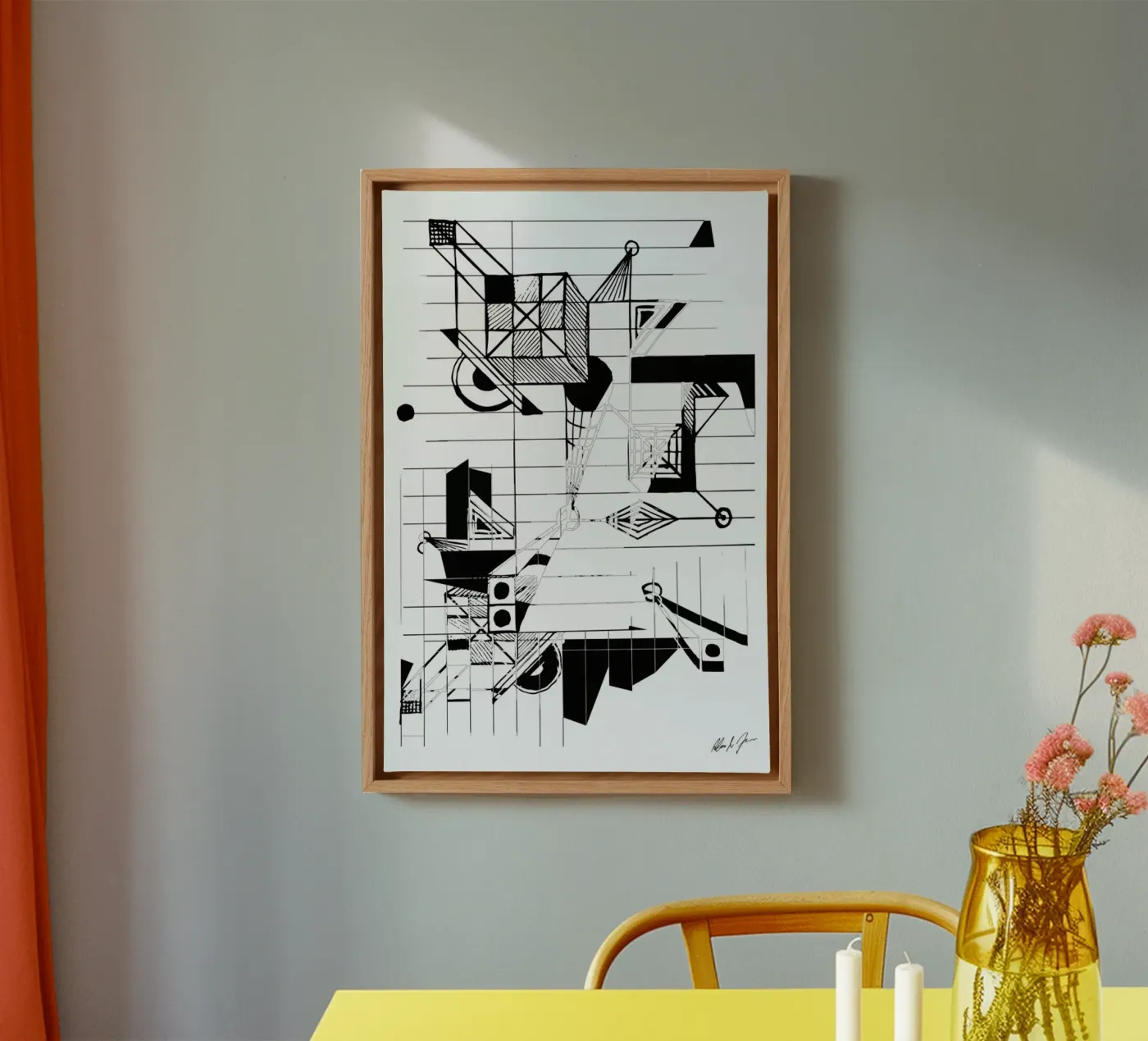 BW2 canvas van Andreas Jarner