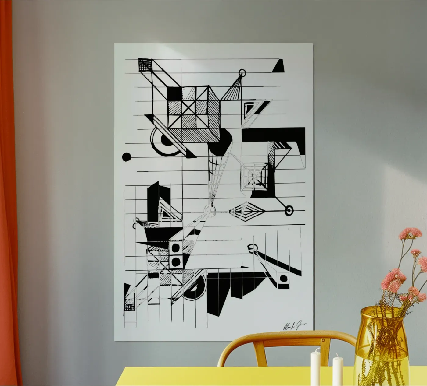 BW2 poster van Andreas Jarner