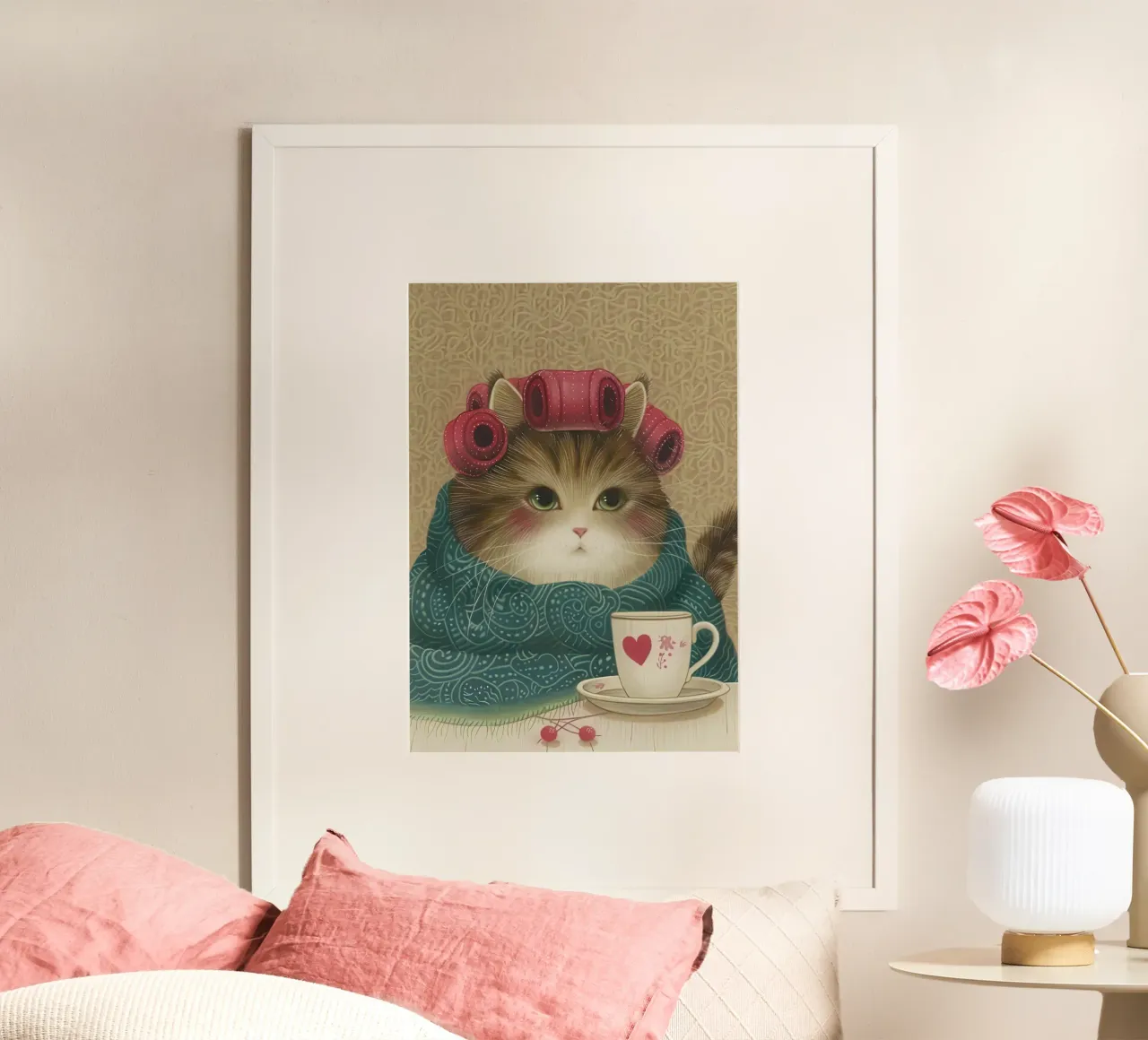 La regina delle mattine tranquille poster da Rustic Grace Studio 02