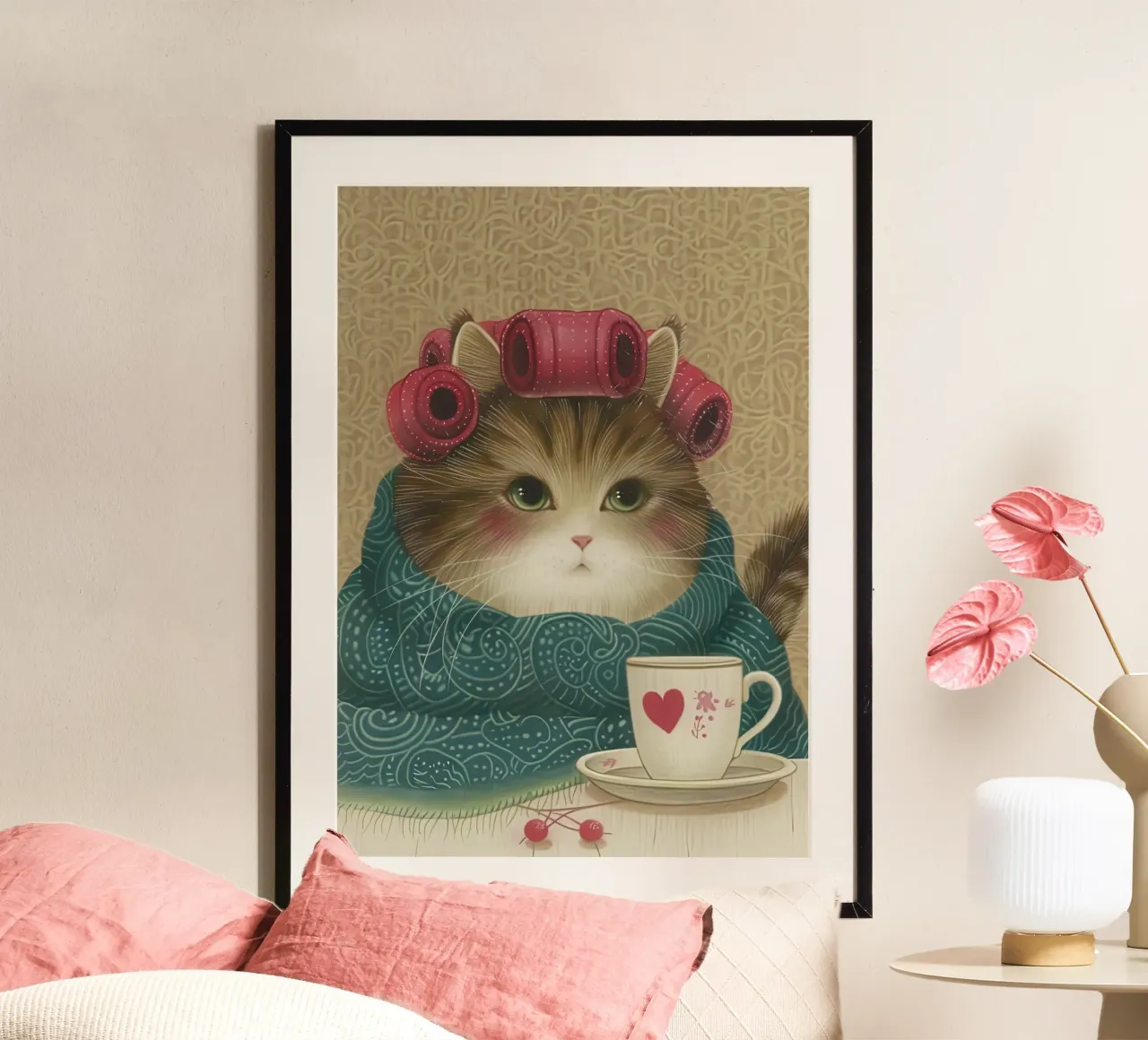La regina delle mattine tranquille poster da Rustic Grace Studio 02