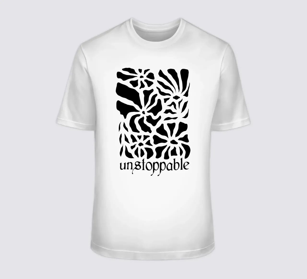 Unstoppable Black version t-shirt da TijanaArtStudio88