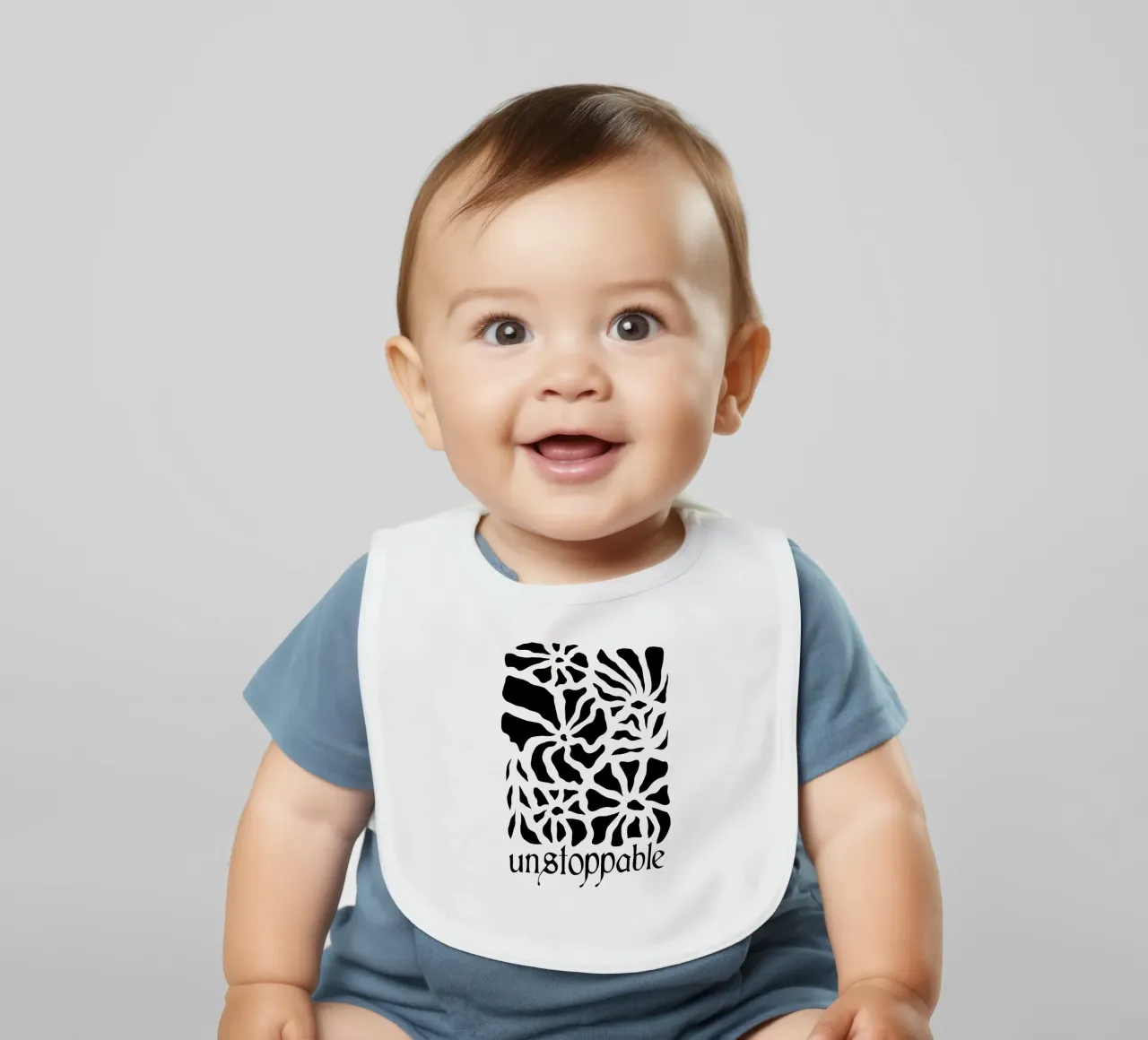 Unstoppable Black version bavaglino da TijanaArtStudio88