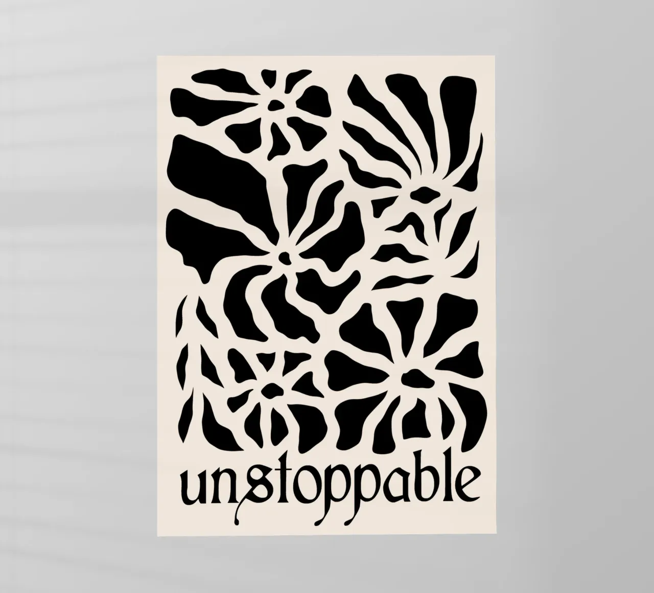 Unstoppable Black version pellicola backlit da TijanaArtStudio88